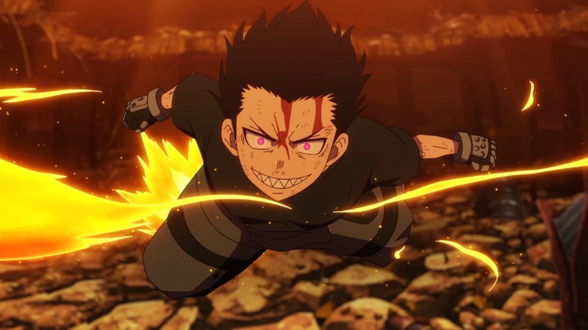Shinra Kusakabe, as seen in the episode (Image via David Production)